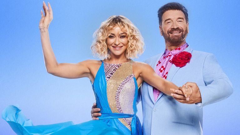 Nick Knowles and Luba Mushtuk on Strictly Come Dancing. Pic: BBC/ Ray Burmiston